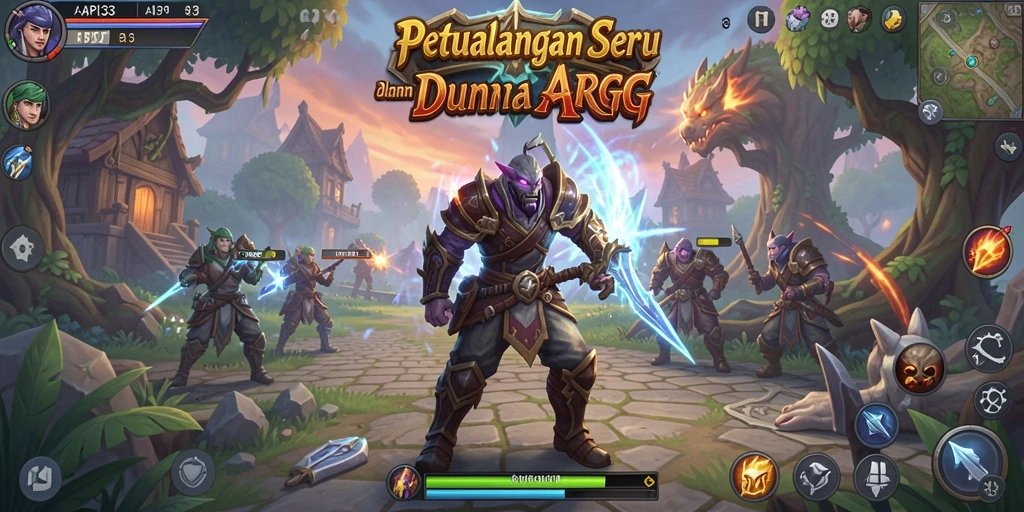 Tampilan gameplay seru dan mendebarkan di dunia ARPG.