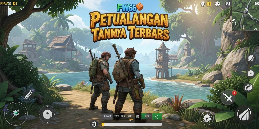 Tangkapan layar FW66 menampilkan petualangan yang mendebarkan di dunia terbuka.