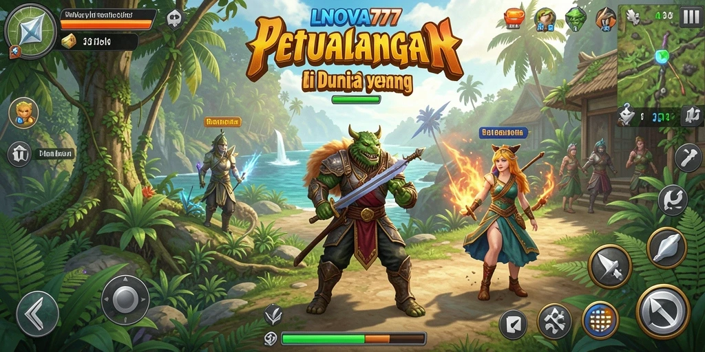 Tampilan gameplay mendebarkan dari LNOVA777 dengan berbagai tantangan menanti.