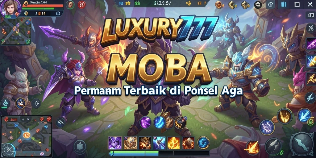 Screenshot gameplay LUXURY777 yang menunjukkan pertempuran antarpemain.