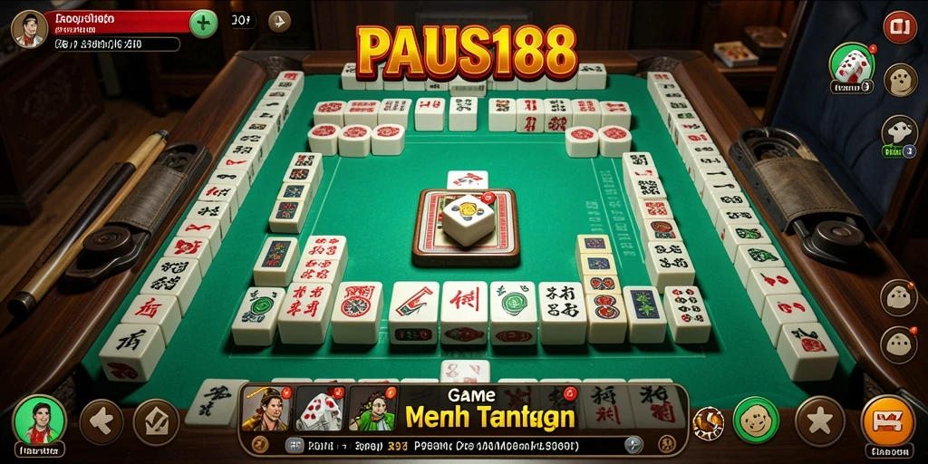 Tampilan menarik gameplay Mahjong di PAUS188.