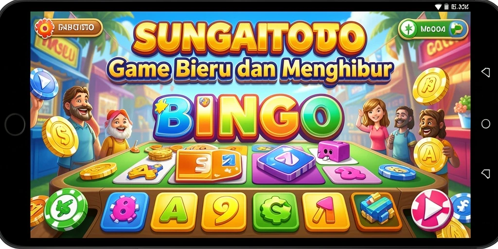 Screenshot gameplay SUNGAITOTO yang menampilkan suasana Bingo yang seru.